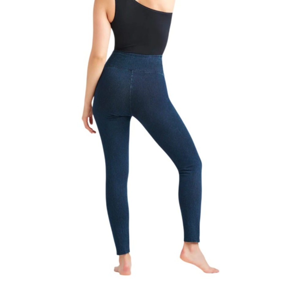 TNA Leggings Chambray Denim Navy Blue Leggings